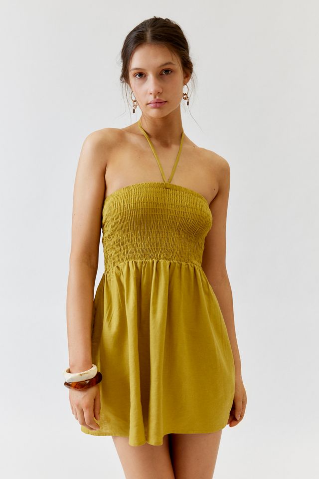 Robe Mini LoveShackFancy Krista Évasée à Garniture en Dentelle | Urban