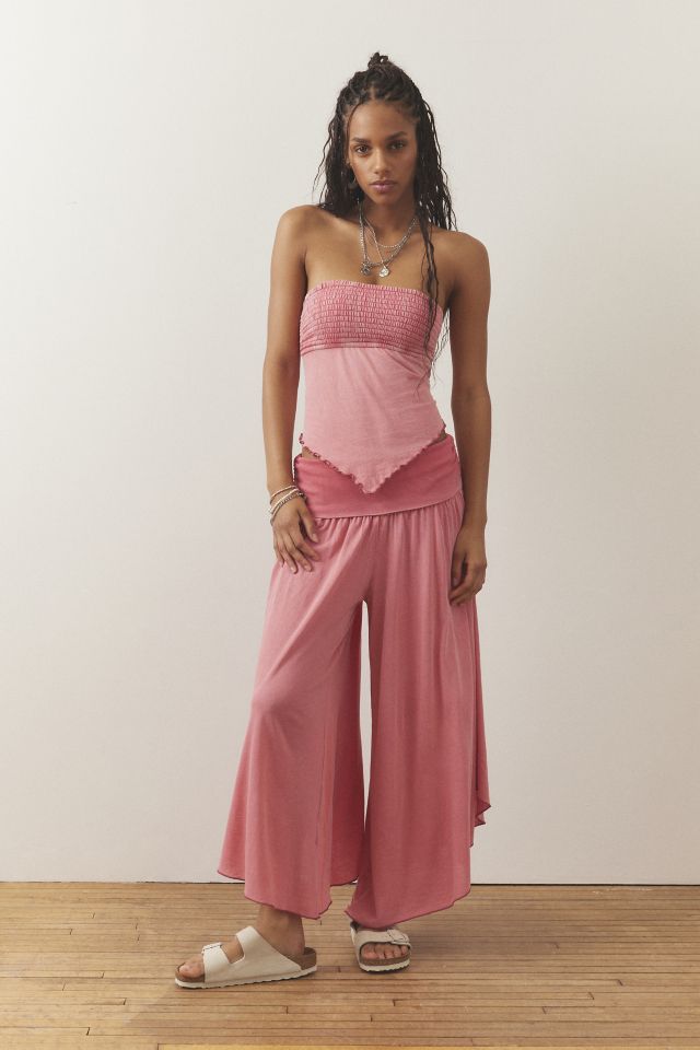 Out From Under Foldover Cropped Wide-Leg Pant #1