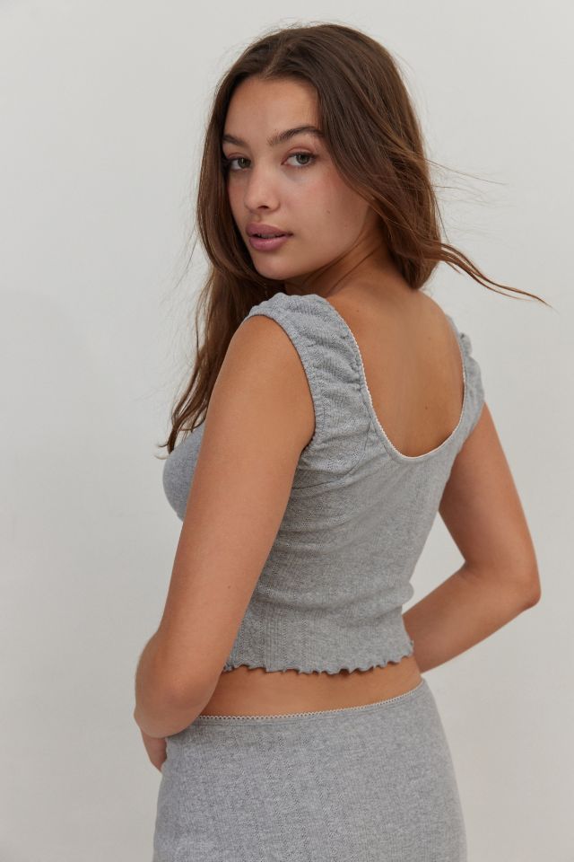 Out From Under Ruched Sweetheart Tank Top #1