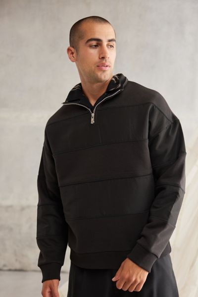 Standard Cloth Nylon Stripe Pullover Sweatshirt