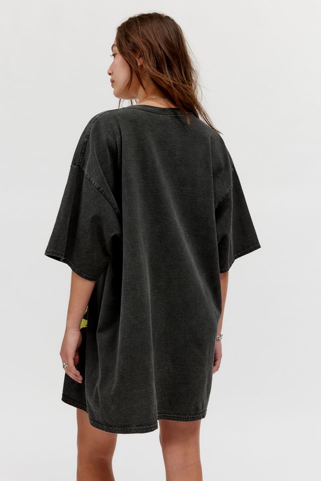 princess polly baby blue dress Center Vee Tee Dress in Black| Vans UK main image 0