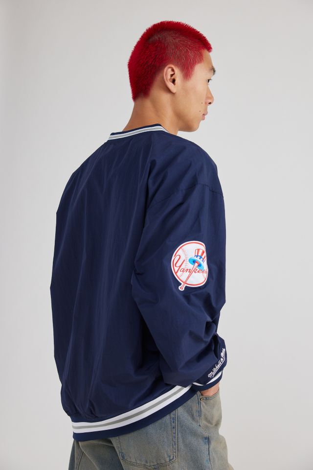Mitchell & Ness New York Yankees Pullover Windbreaker Jacket #1