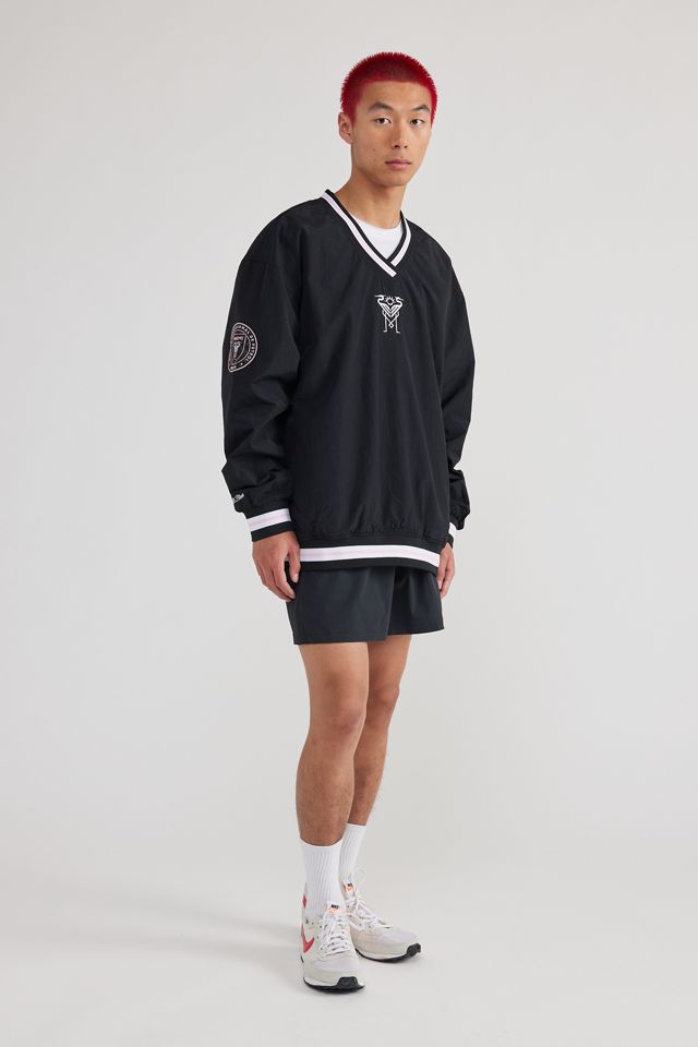 Mitchell & Ness Inter Miami Pullover Windbreaker Jacket | Urban ...