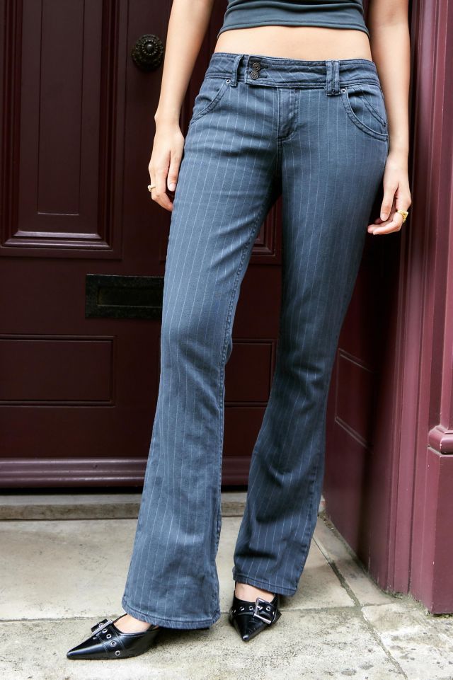 BDG Brooke Low-Rise Bootcut Flare Pinstripe Jean | Urban