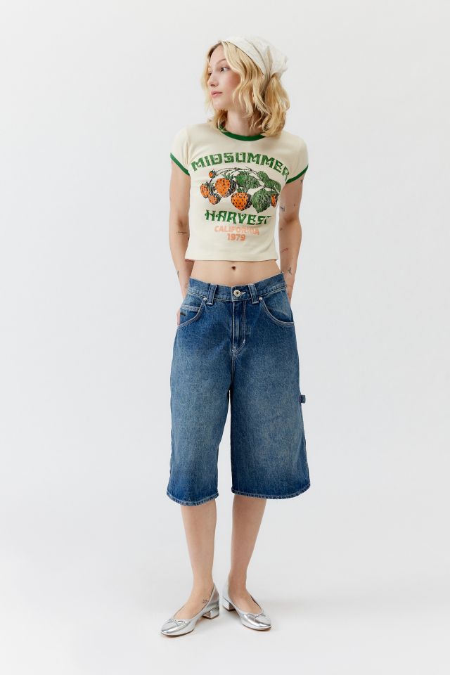 Midsummer Harvest Ringer Baby Tee #1