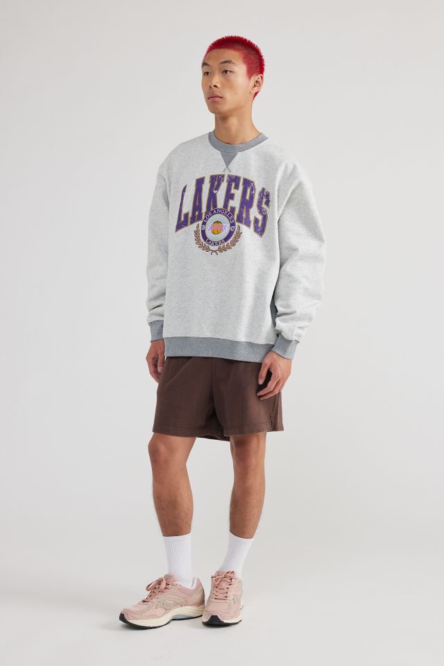 Mitchell & Ness Los Angeles Lakers Premium Crew Neck Sweatshirt #3