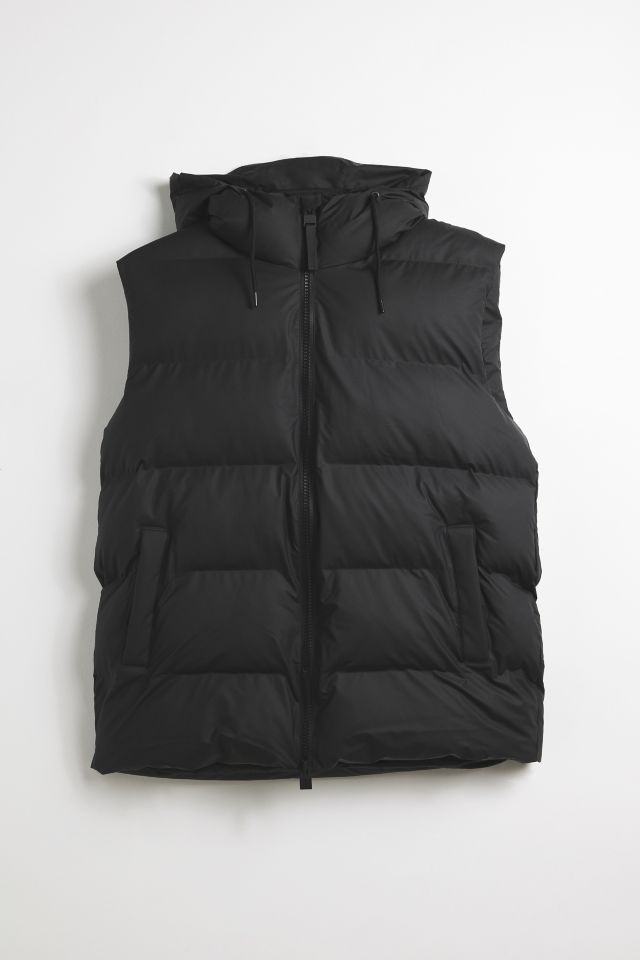 RAINS Alta Hooded Puffer Vest #1