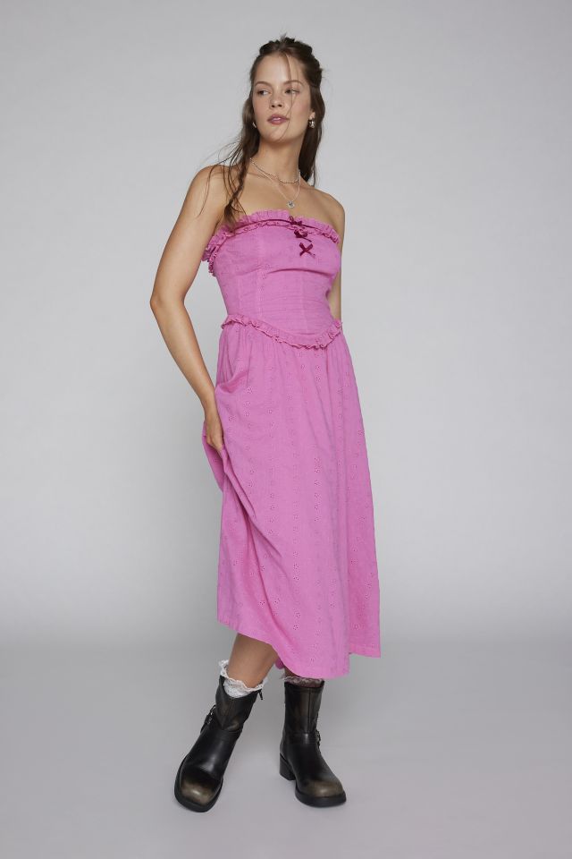 Kimchi Blue Ammie Eyelet Midi Dress #1