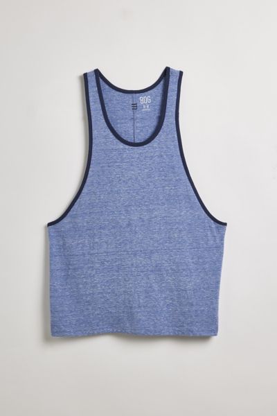 Bdg Supercut Tank Top In Marled Blue, Men's At Urban Outfitters
