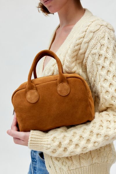 ★MARGE SHERWOOD★ SOFT BOWLING BAGcocoa corduroy suede DD04 Marge Sherwood Brown Soft Bowling Bag Marge Sherwood