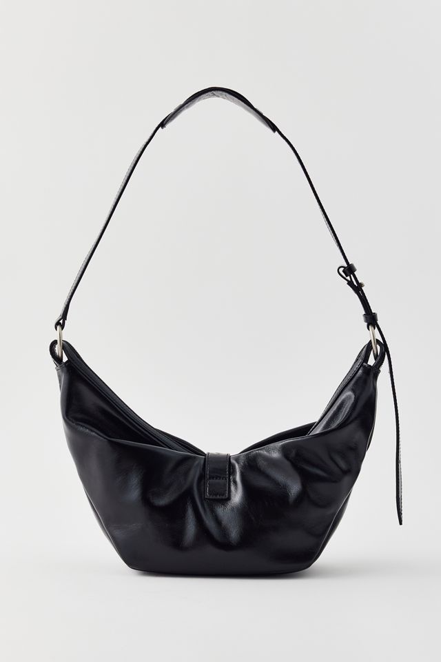 Marge Sherwood Black Belted Hobo Bag | Urban Outfitters