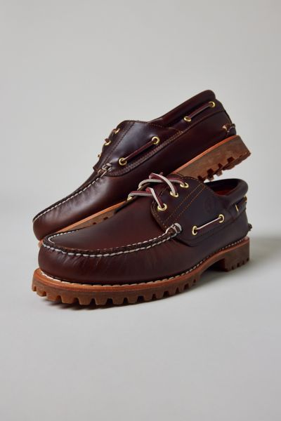 Timberland Boat Moccasin Authentic Lug Sole In Brown