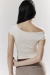 Silence + Noise Grace Fitted One-Shoulder Top