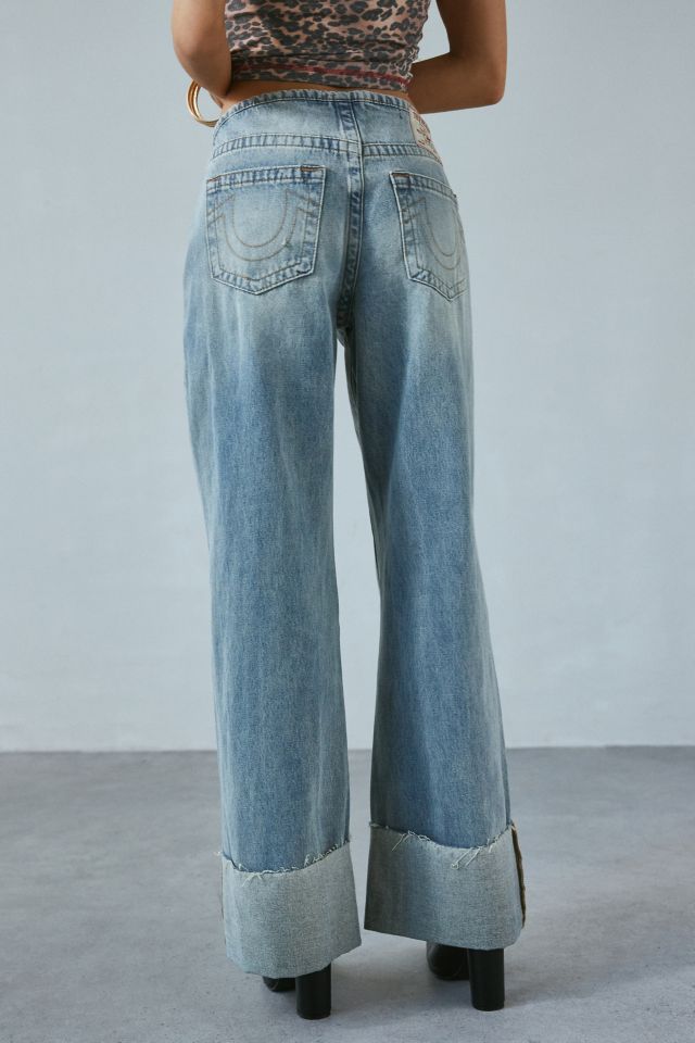 True Religion Leila Cuffed Low Rise Baggy Jean #2