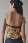 Out From Under Felicia Lace Trim Mesh Bodysuit
