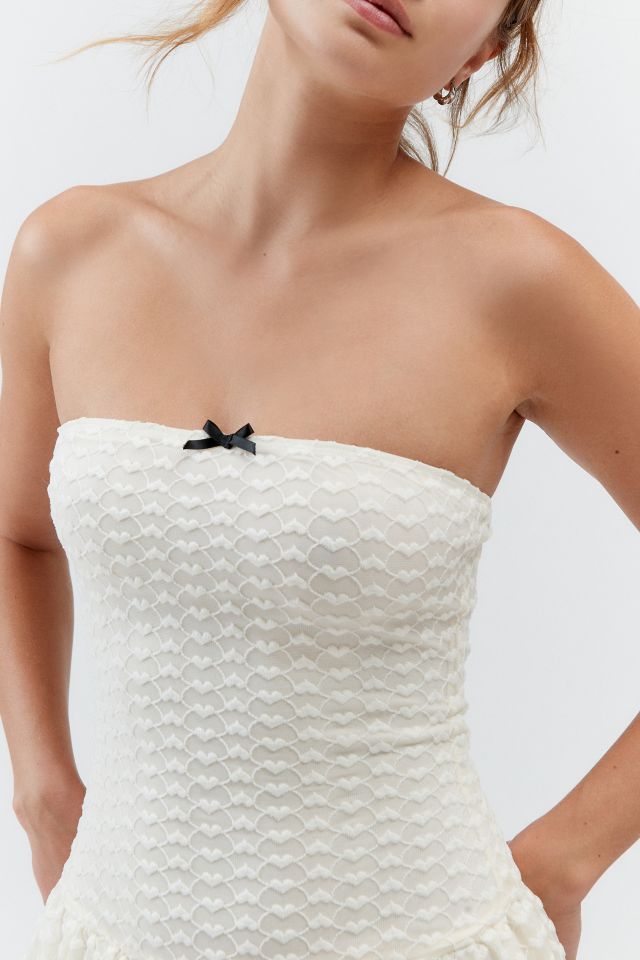Motel Cryolan Bubble Hem Mini Dress #2