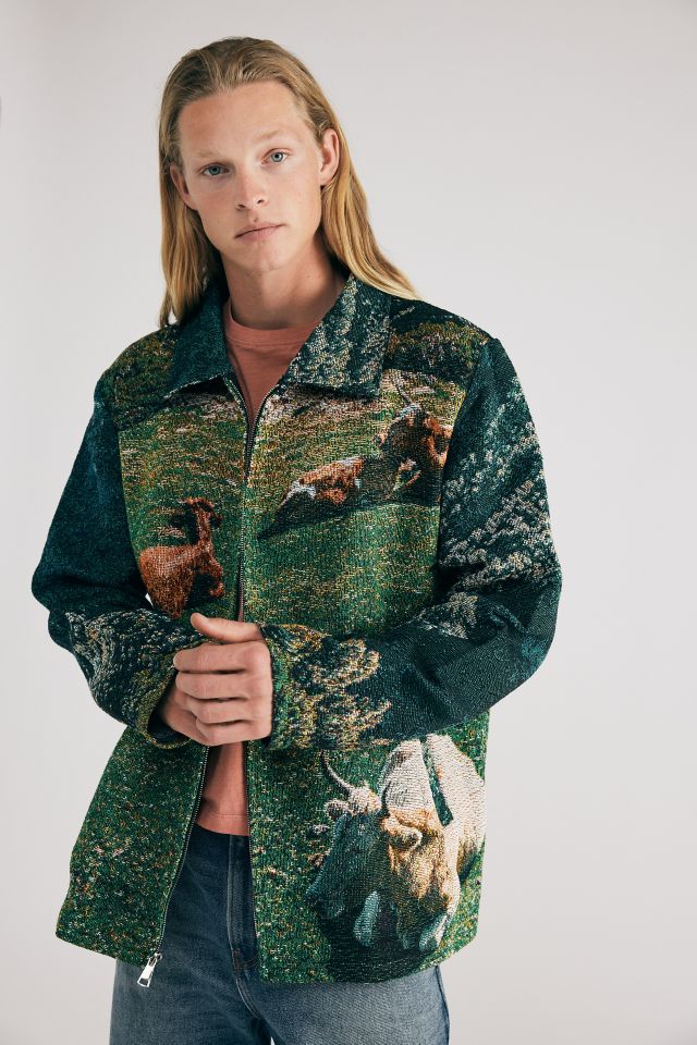 4X1111 X Urban Renewal Remade Tapestry Bomber Jacket #2