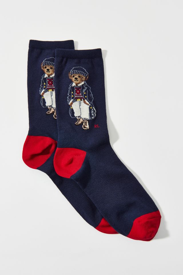 Polo Ralph Lauran Naval Bear Crew Sock #1
