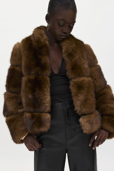 Apparis Sai Faux Fur Short Coat