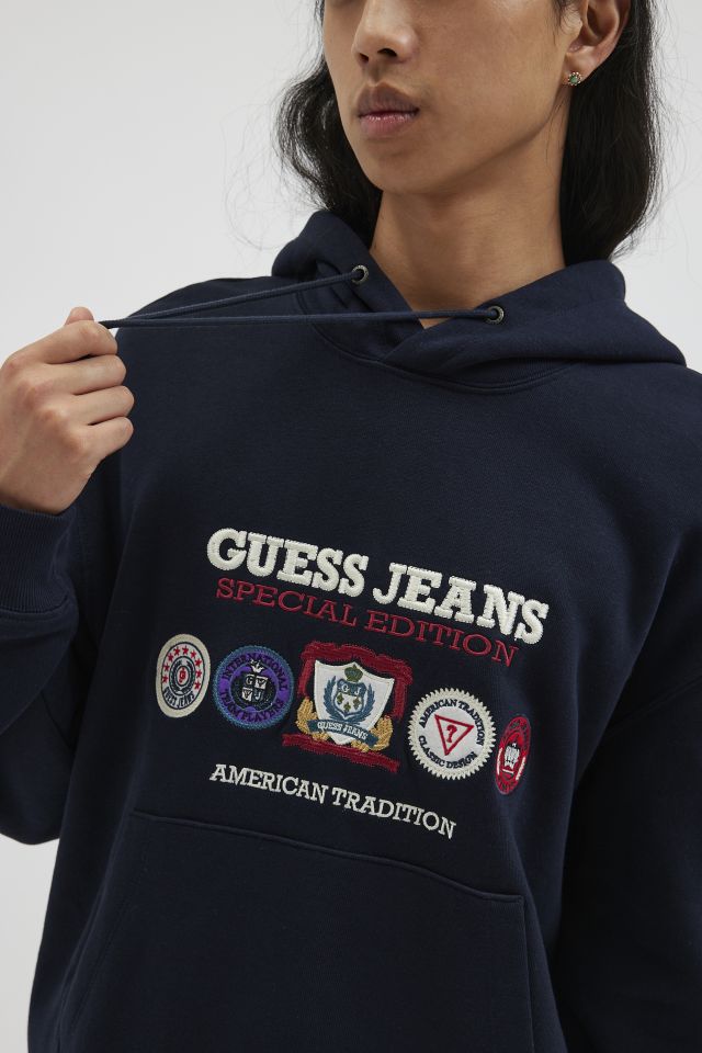 Guess hoodie mens urban outfitters online