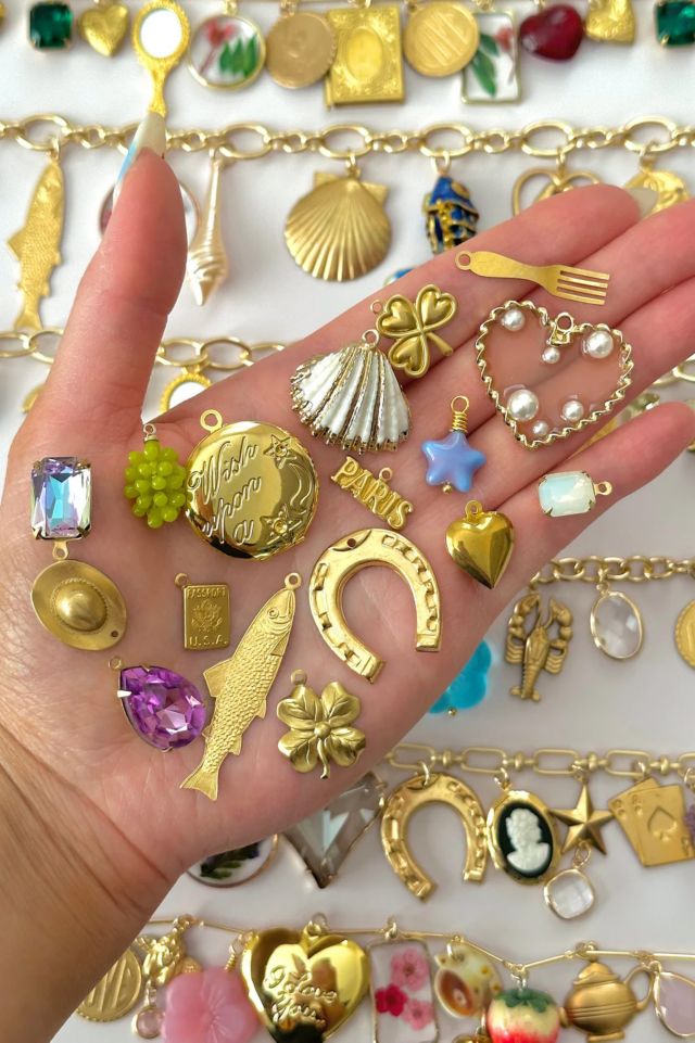 Shop Charming Tea Unique Floral Charm Necklace #3