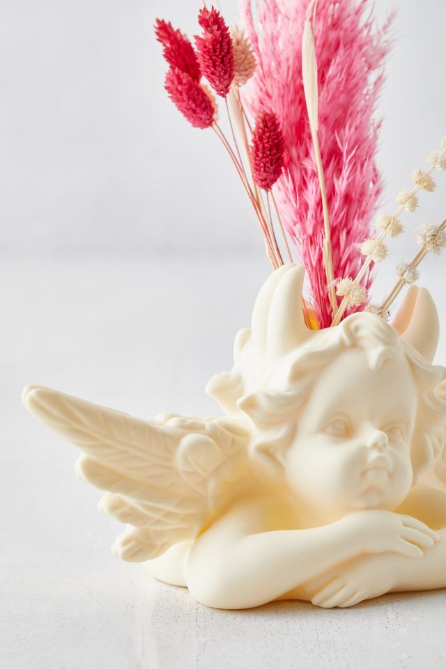 Boys Lie Cherub Vase #4