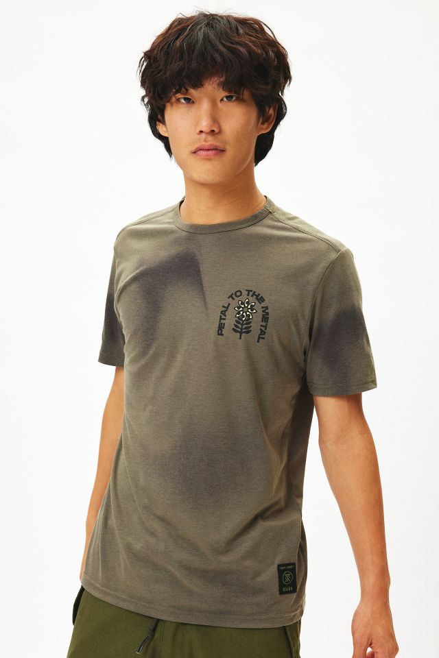 T-shirt actif Roark Run Amok Mathis tie-dye #3