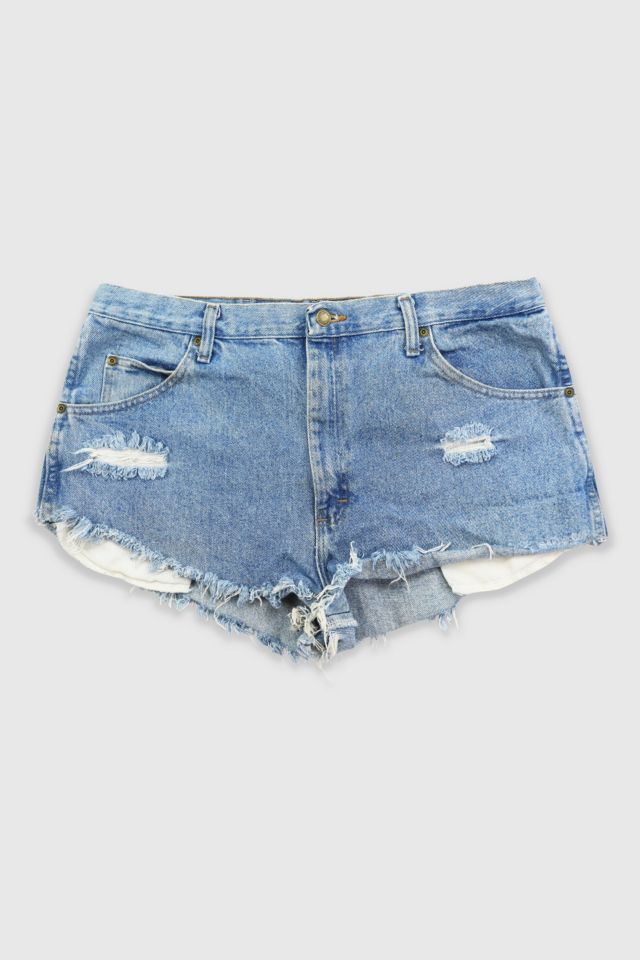 Vintage 90's Medium Wash Distressed Shorts