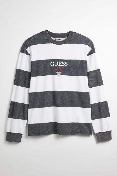 GUESS ORIGINALS Block Stripe Long Sleeve Tee