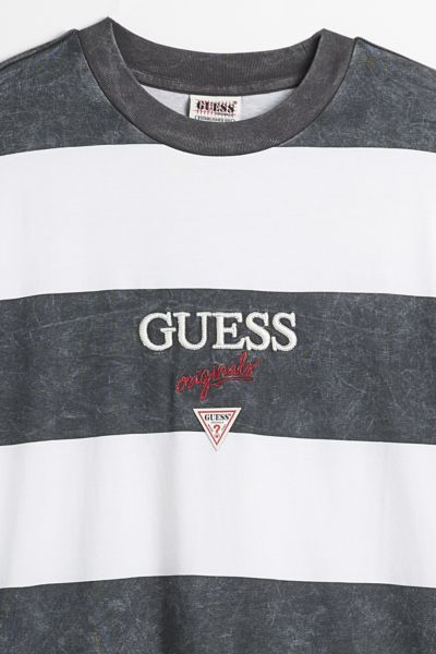 GUESS ORIGINALS Block Stripe Long Sleeve Tee