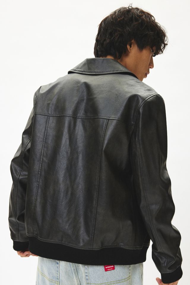 Unreal Fur Dusk Faux Leather Jacket #1