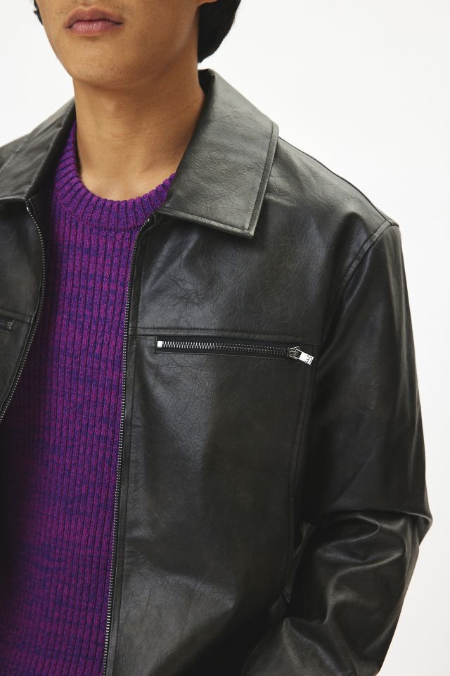 Unreal Fur Dusk Faux Leather Jacket #3