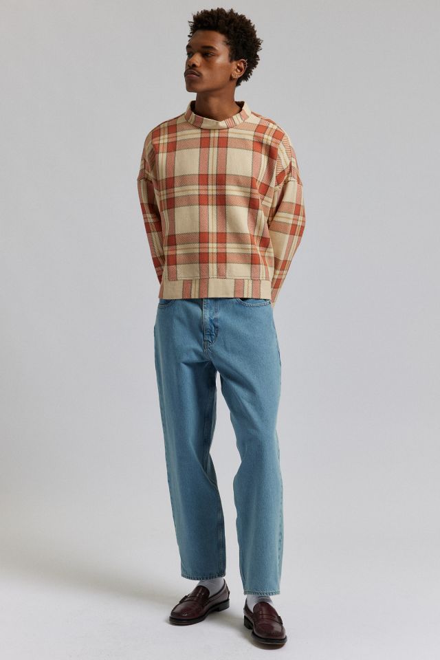 Chandail Molletonné à Col Ras du Cou à Carreaux Santa Monica Monitaly #2