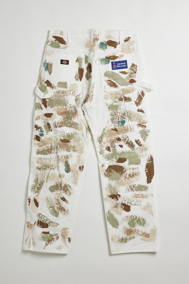 Splatter Paint Mineral Washed Pants - Stone Grey