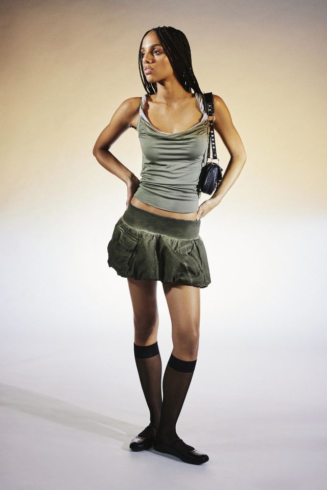 Jaded London Cargo Bubble Micro Skirt #3