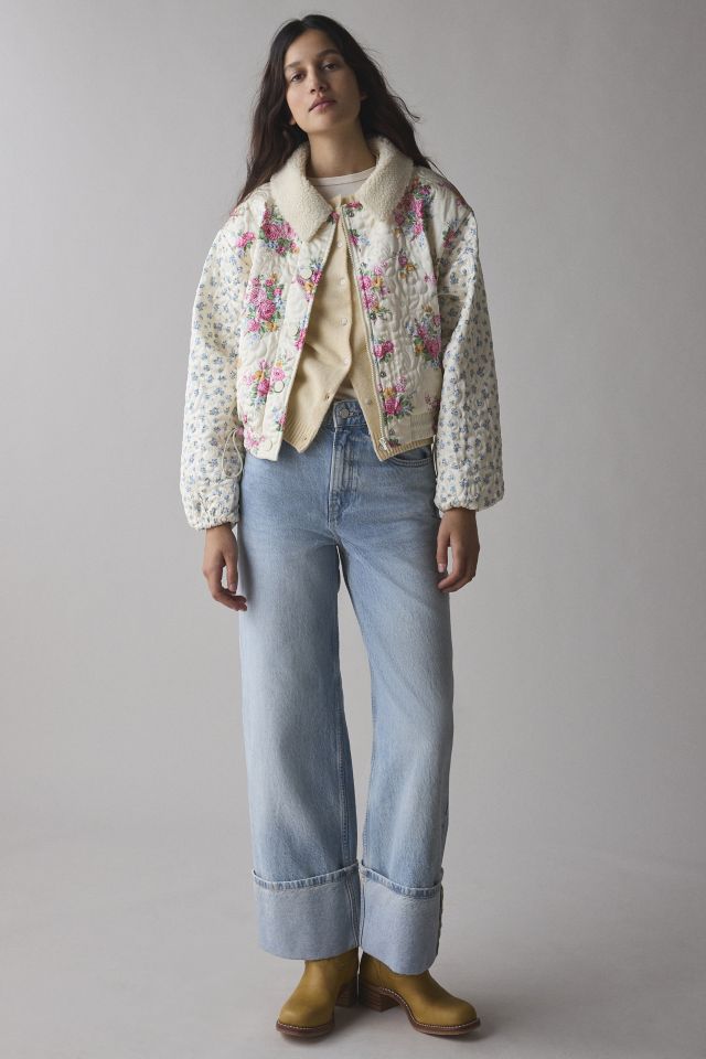 For Love & Lemons Marlee Cropped Puffer Coat #1