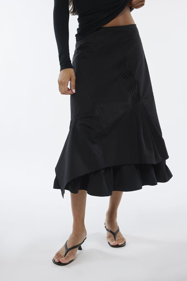 Geel Prima Asymmetric Midi Skirt #4