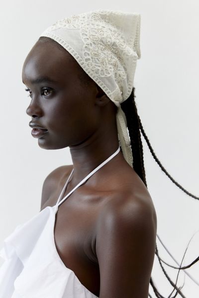 Pearl Embellished Headscarf