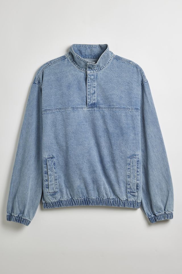 BDG Denim Popover Anorak Jacket #1