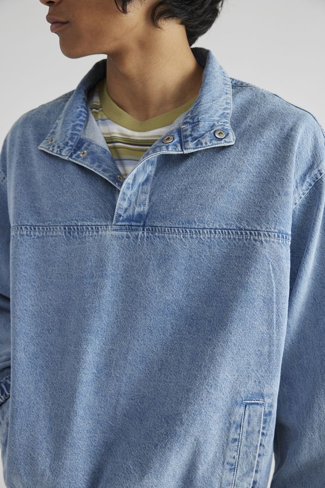 BDG Denim Popover Anorak Jacket #4