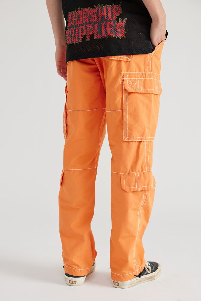 True Religion Big T Cargo Jogger Pants Camo