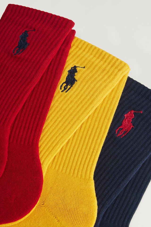 Polo Ralph Lauren Classic Embroidered Logo Crew Sock 3-Pack #1