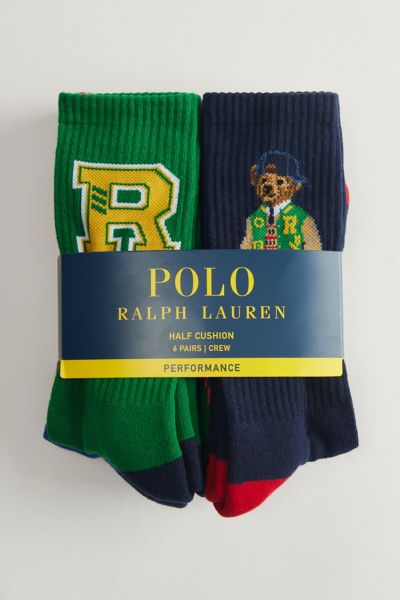 Polo Ralph Lauren Classic Embroidered Logo Crew Sock 3-Pack