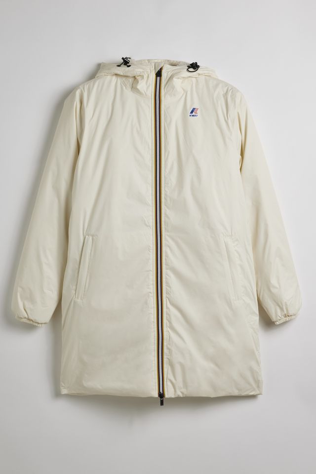 K-Way Eiffel Orsetto Fleece Lined Hooded Windbreaker Jacket #1