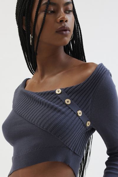 Silence + Noise Emery Asymmetric Sweater