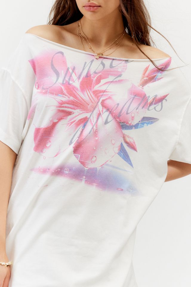 Beachy Off-The-Shoulder Tee #2