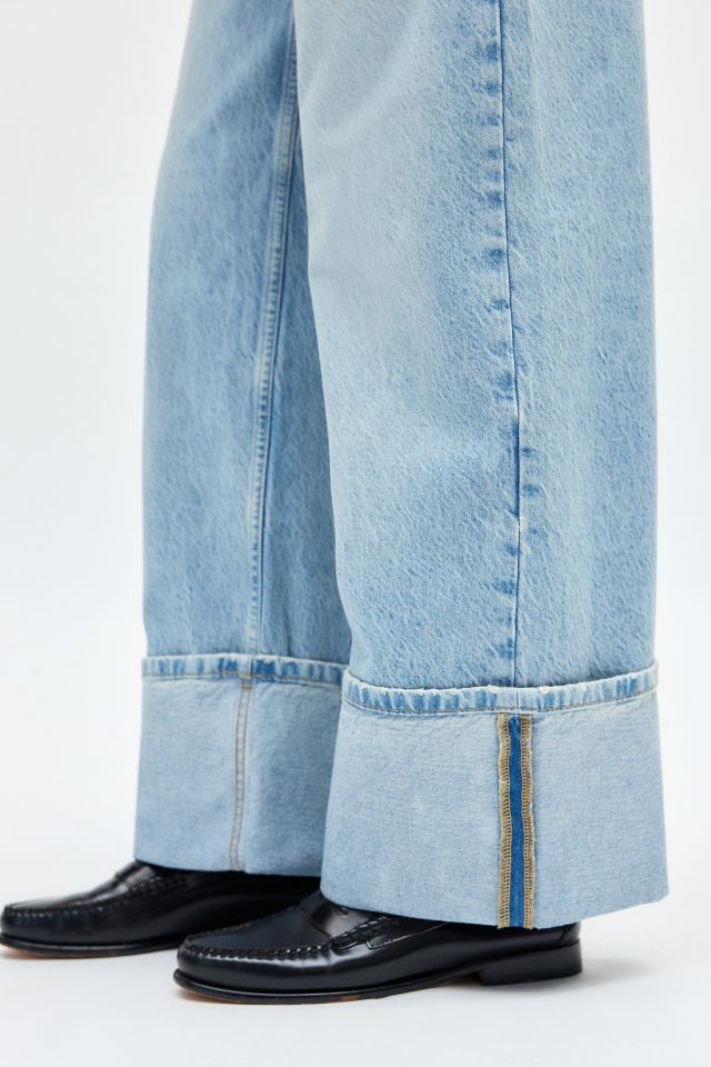 BDG Thea Cuffed Wide Leg Jean #4