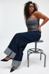 BDG Thea Cuffed Wide Leg Jean
