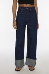 BDG Thea Cuffed Wide Leg Jean