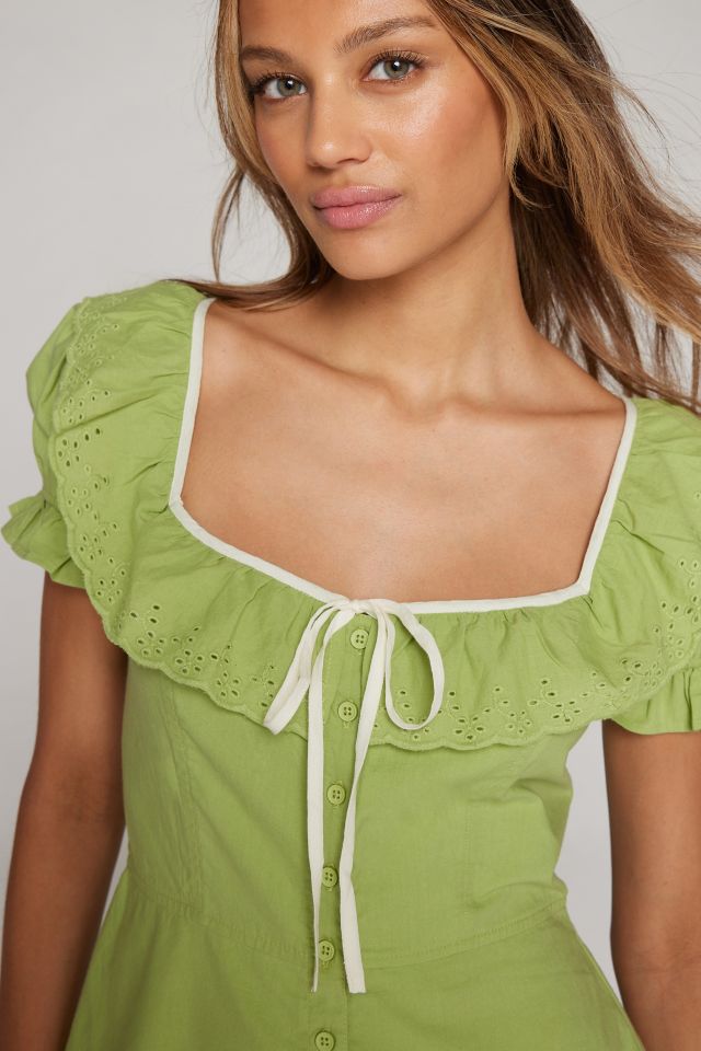 Kimchi Blue Luca Alexa Lace Trim Romper #2